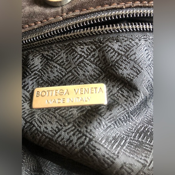 Bottega Veneta Vintage Year 2000 Veneta Dark Brown Suede Leather Shoulder Bag - Picture 4 of 7